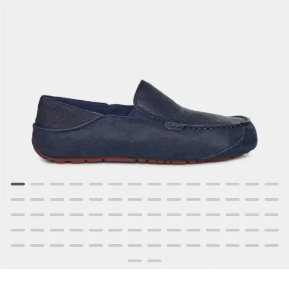 UGG | Shoes | New Ugg Upshaw Ts Size 5 Slippers Slip On Navy  display picture 2
